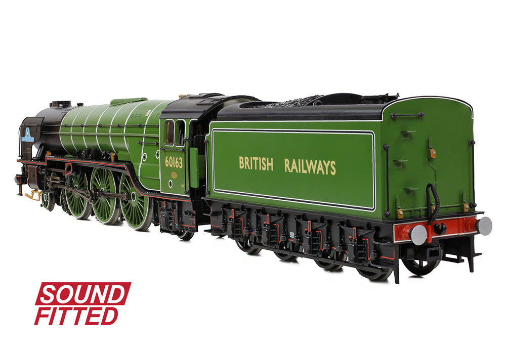 Bachmann 32-550ESF LNER Peppercorn A1 60163 'Tornado' BR Lined Apple Green (British Railways) SOUND FITTED OO Gauge *PRE ORDER £276.21*
