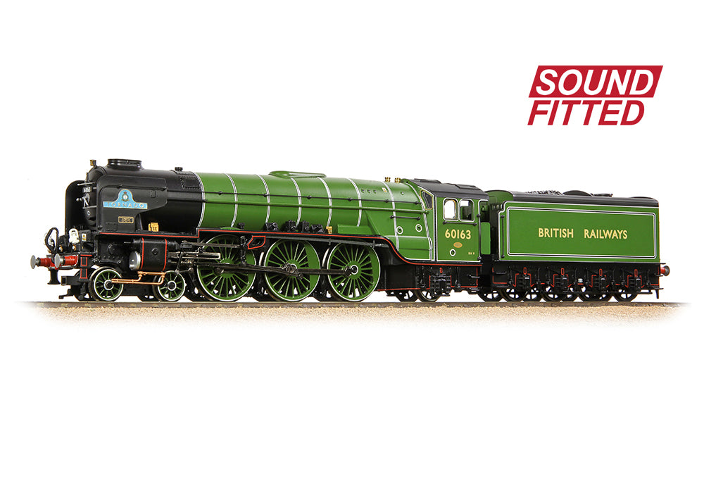 Bachmann 32-550ESF LNER Peppercorn A1 60163 'Tornado' BR Lined Apple Green (British Railways) SOUND FITTED OO Gauge *PRE ORDER £276.21*