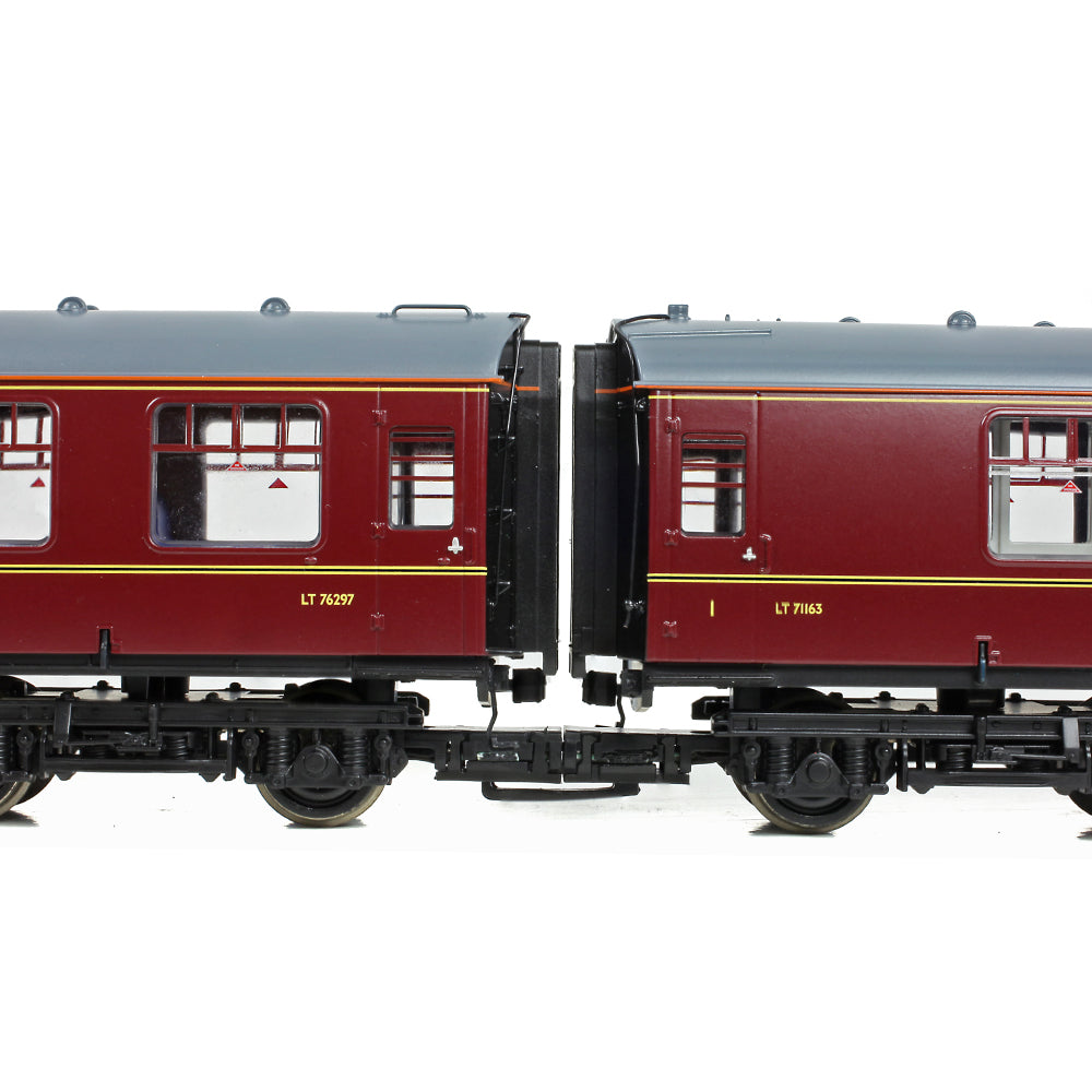 Bachmann 32-645 Class 438 4-TC 4-Car MU 428 London Transport Lined Maroon - OO Gauge