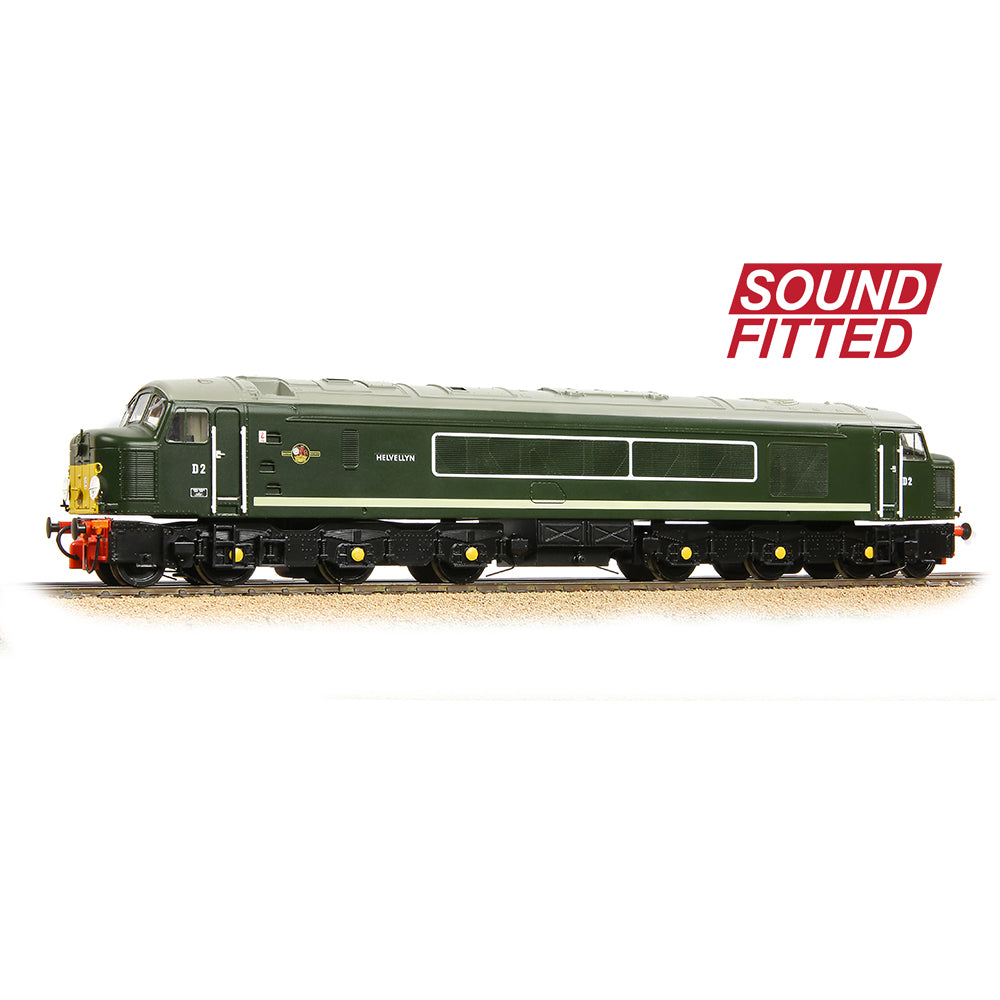 Bachmann 32-653SF Class 44 Disc Headcode D2 'Helvellyn' BR Green ( SYP), OO Gauge