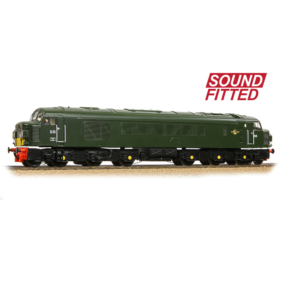Bachmann 32-679ASF Class 45 Split Headcode D25 BR Plain Green ( SYP), OO Gauge