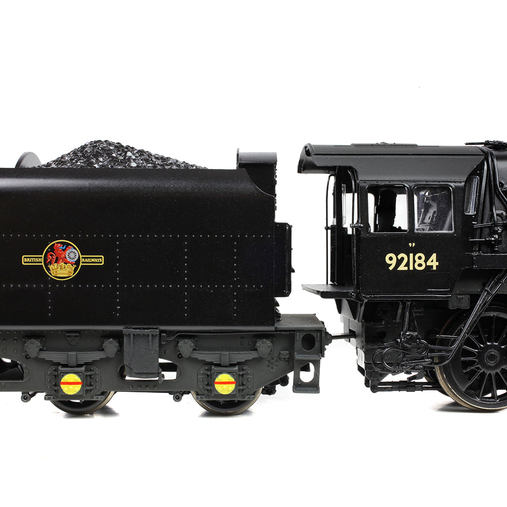 Bachmann 32-859B BR Std 9F with BR1F Tender 92184 BR Black (Late Crest) OO Gauge *LAST FEW*