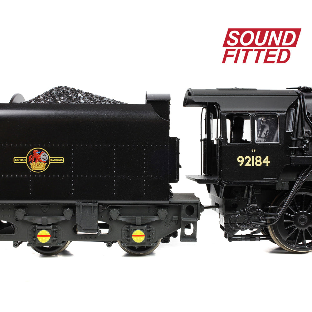 Bachmann 32-859BSF BR Std 9F with BR1F Tender 92184 BR Black (Late Crest) OO Gauge *LAST FEW*