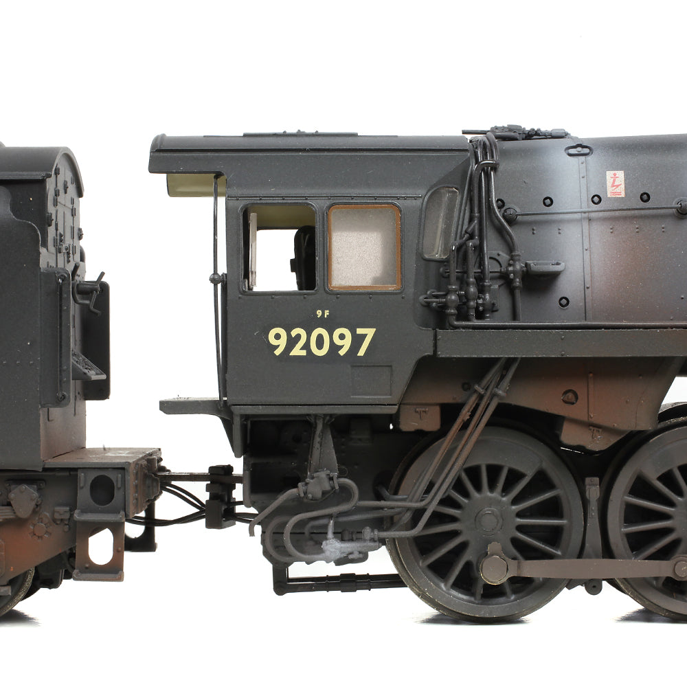 Bachmann 32-862A BR Std 9F (Tyne Dock) BR1B Tender 92097 BR Black (L/C) [W], OO Gauge *LAST FEW*