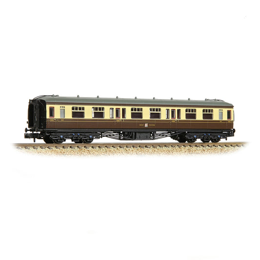 Farish 374-536A GWR Hawksworth Third Corridor GWR Chocolate & Cream N Gauge