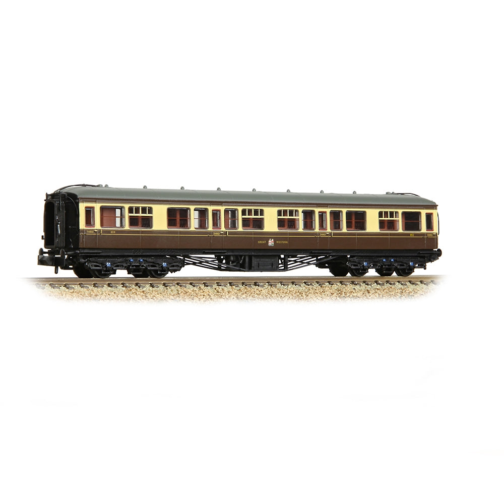 Farish 374-536B GWR Hawksworth Third Corridor GWR Chocolate & Cream - N Gauge