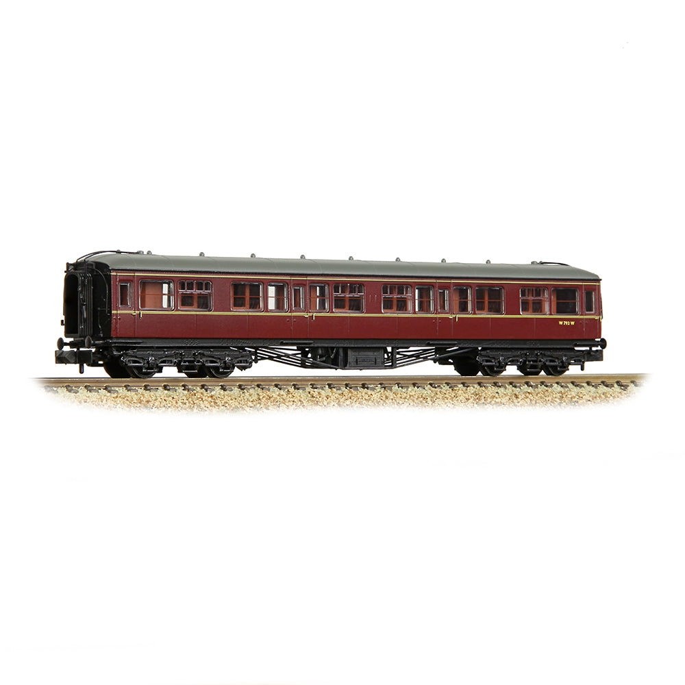 Farish 374-537A GWR Hawksworth Second Corridor BR Maroon - N Gauge