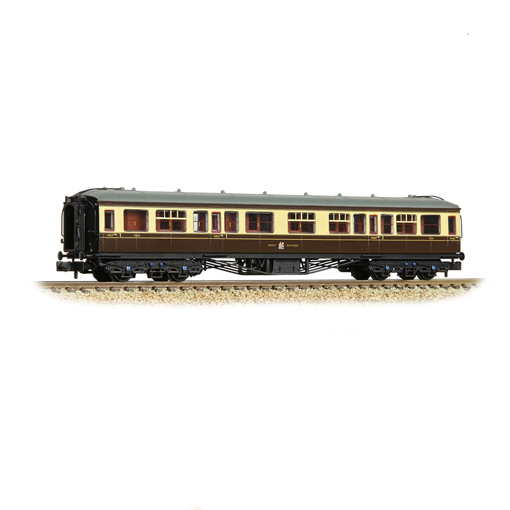 Farish 374-561A GWR Hawksworth Composite Corridor GWR Chocolate & Cream - N Gauge