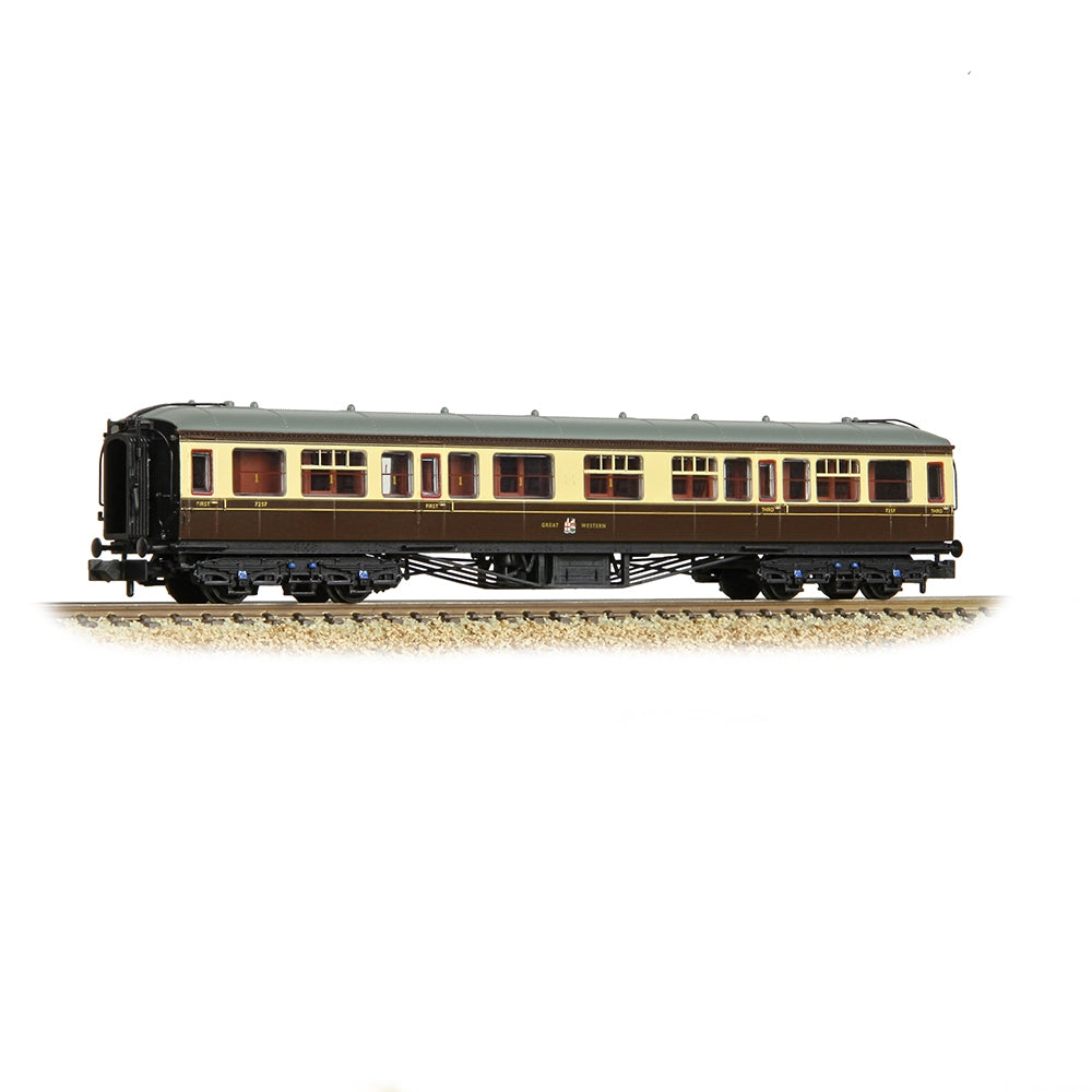 Farish 374-561B GWR Hawksworth Composite Corridor GWR Chocolate & Cream - N Gauge