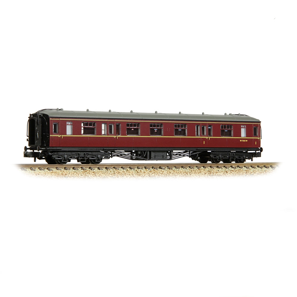 Farish 374-562B GWR Hawksworth Composite Corridor BR Maroon - N Gauge