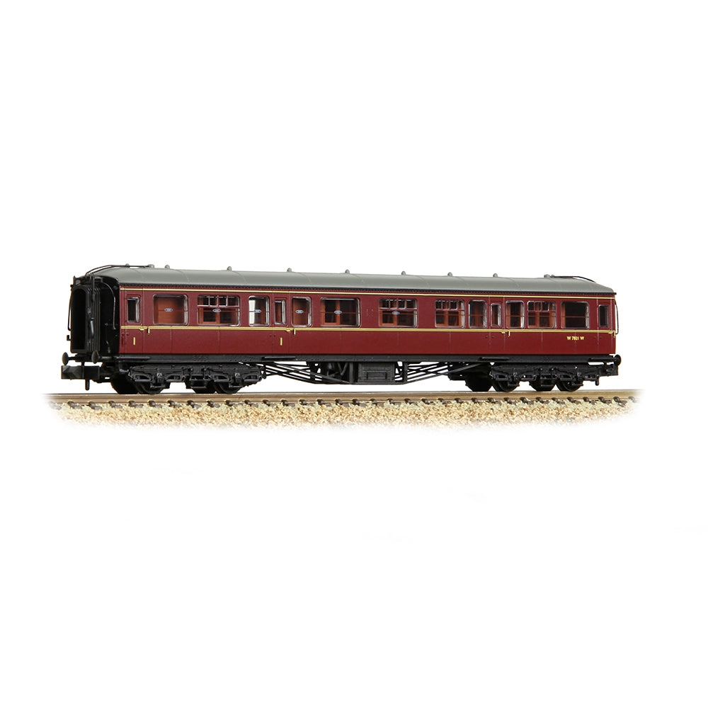 Farish 374-562A GWR Hawksworth Composite Corridor BR Maroon - N Gauge