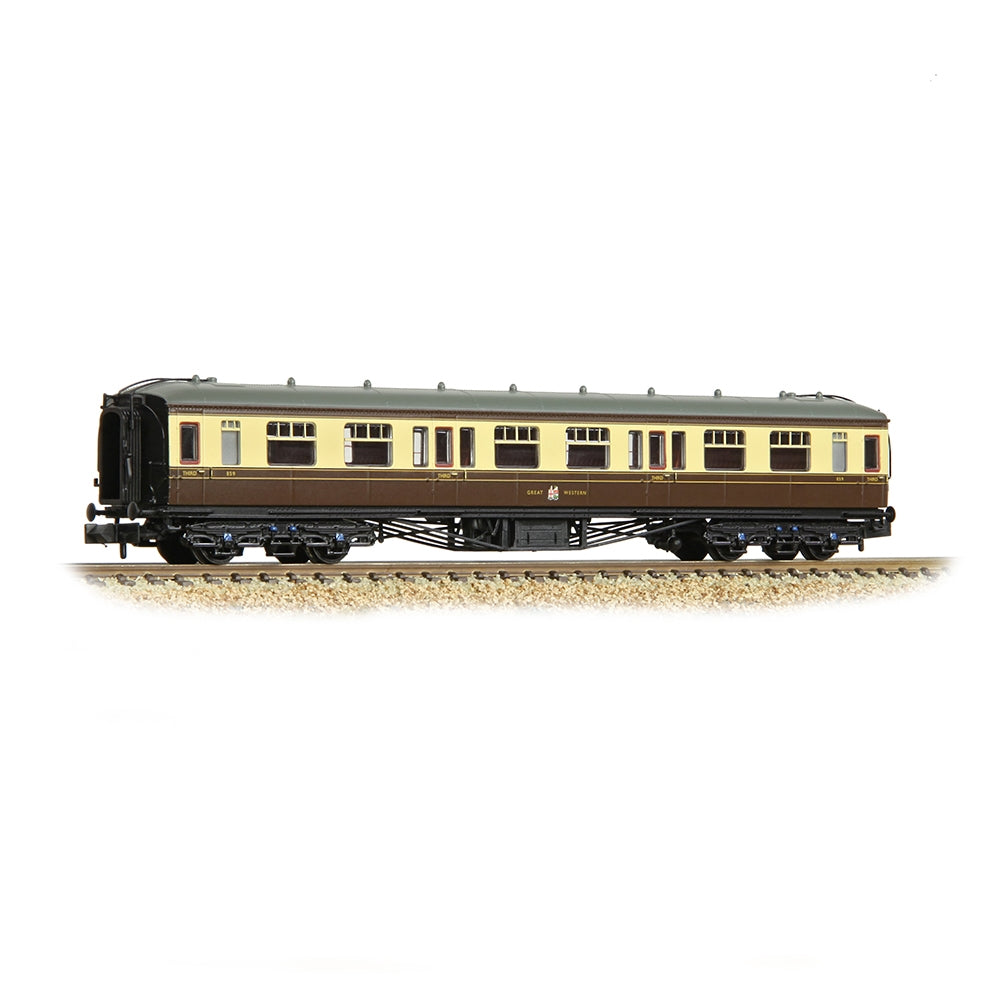 Farish 374-590 GWR Hawksworth Full Brake GWR Chocolate & Cream - N Gauge
