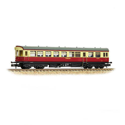Farish 374-610A GWR Hawksworth Auto-Trailer 'Thrush' BR Crimson & Cream - N Gauge