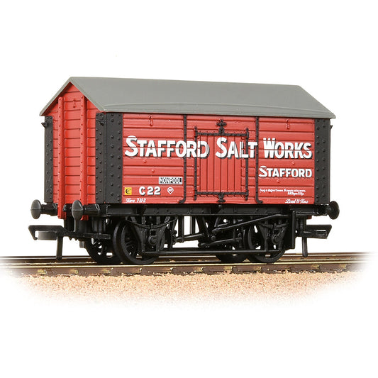Bachmann 33-181A 10T Covered Salt Wagon 'Stafford Salt Works' Red *LAST FEW*