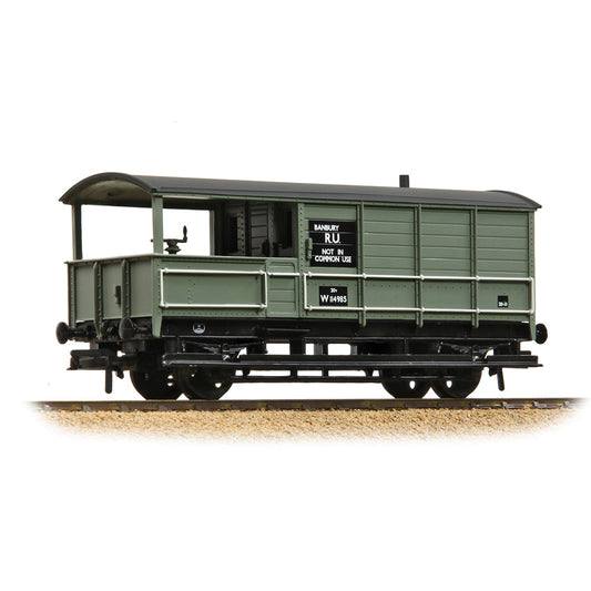 Bachmann 33-306E GWR 20T 'Toad' Brake Van BR Grey (Early), OO Gauge