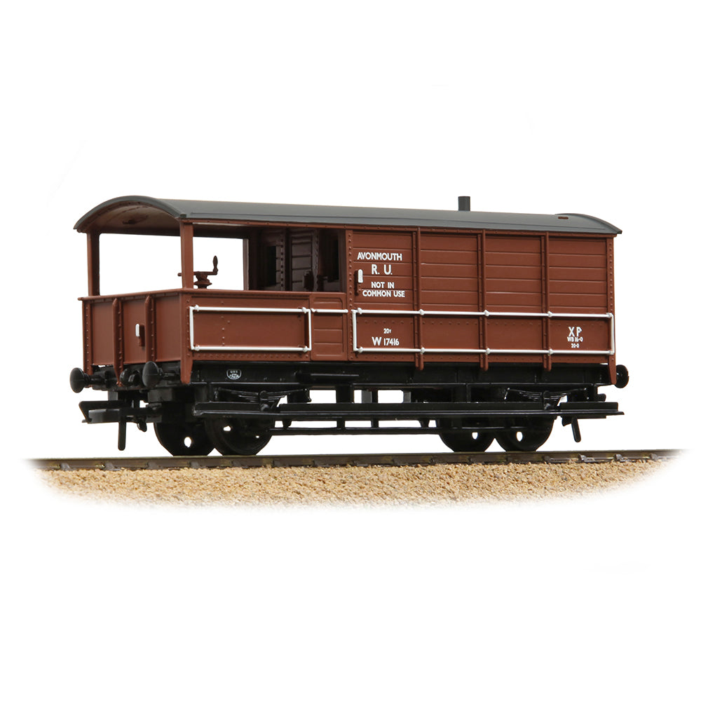 Bachmann 33-307B GWR 20T 'Toad' Brake Van BR Bauxite (Early), OO Gauge