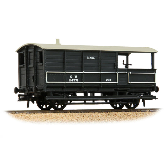 Bachmann 33-309A GWR 20T 'Toad' Brake Van GWR Grey, OO Gauge