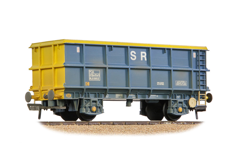 Bachmann 33-436B POA Scrap Wagon 'Standard Railfreight' Blue & Yellow WEATHERED OO Gauge *PRE ORDER £31.46*