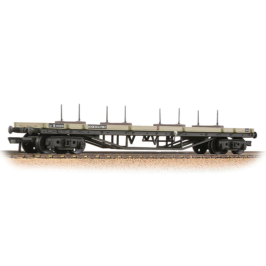 Bachmann 33-856E 30T Bogie Bolster BR Grey (Early) - Weathered, OO Gauge *LAST FEW*
