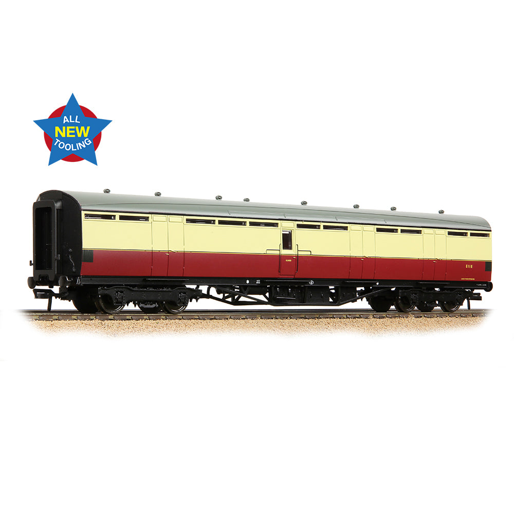 Bachmann 34-361 LNER Thompson Full Brake BR Crimson & Cream, OO Gauge