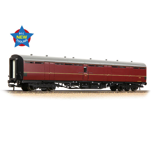 Bachmann 34-362A LNER Thompson Full Brake BR Maroon, OO Gauge