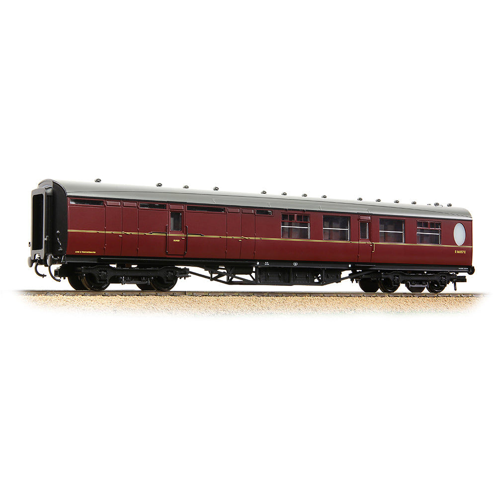 Bachmann 34-462 LNER Thompson Brake Second Corridor BR Maroon OO Gauge