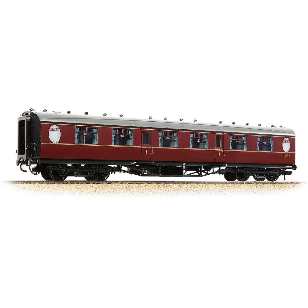 Bachmann 34-487A LNER Thompson First Corridor BR Maroon OO Gauge