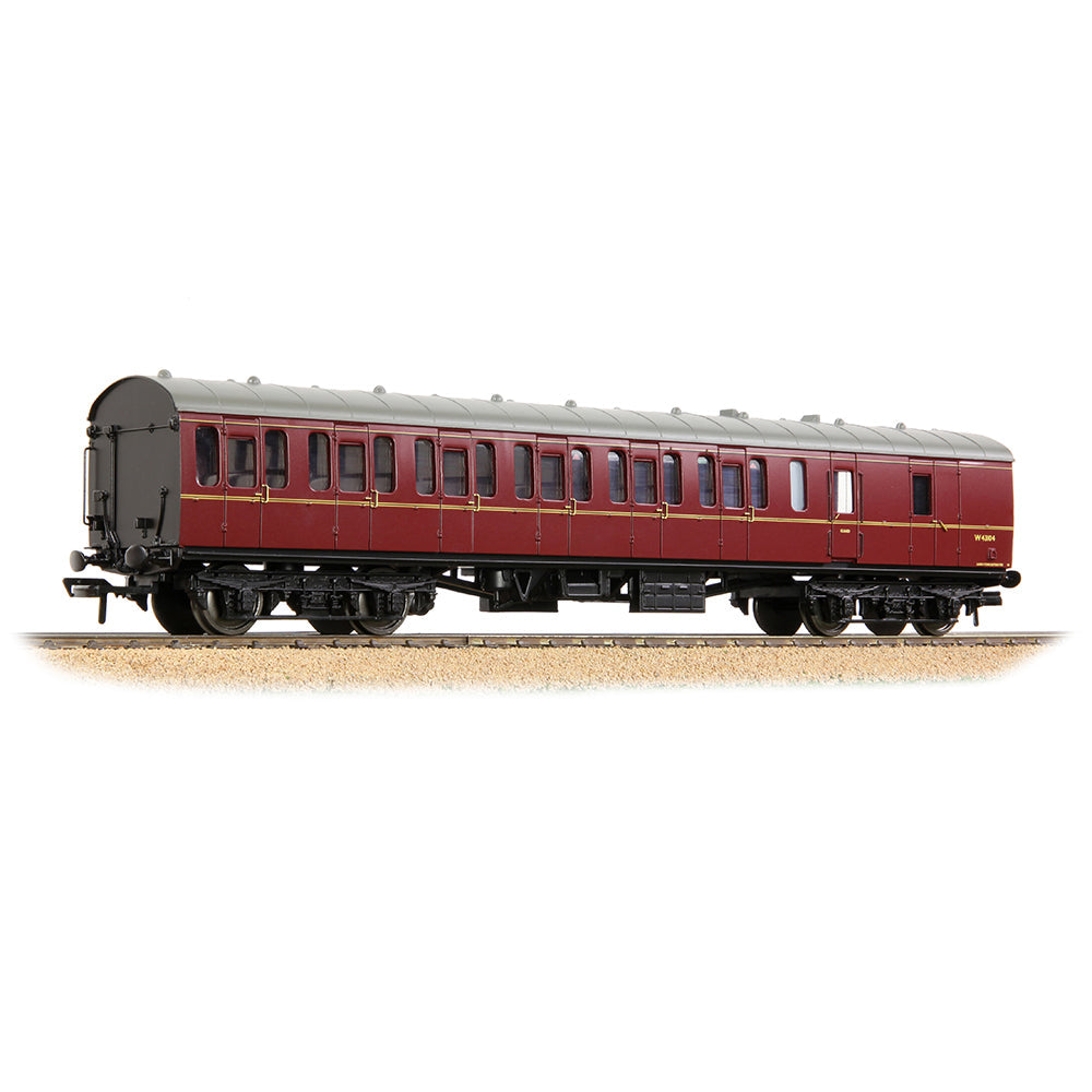 Bachmann 34-630C BR Mk1 57ft 'Suburban' BS Brake Second BR Maroon, OO Gauge