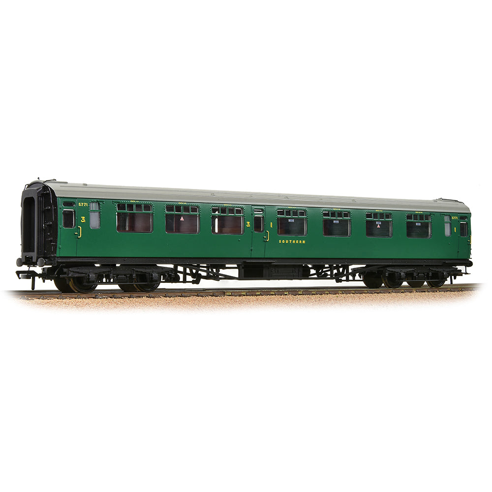Bachmann 34-750 Bulleid Corridor Composite (10" Vents) Malachite Green