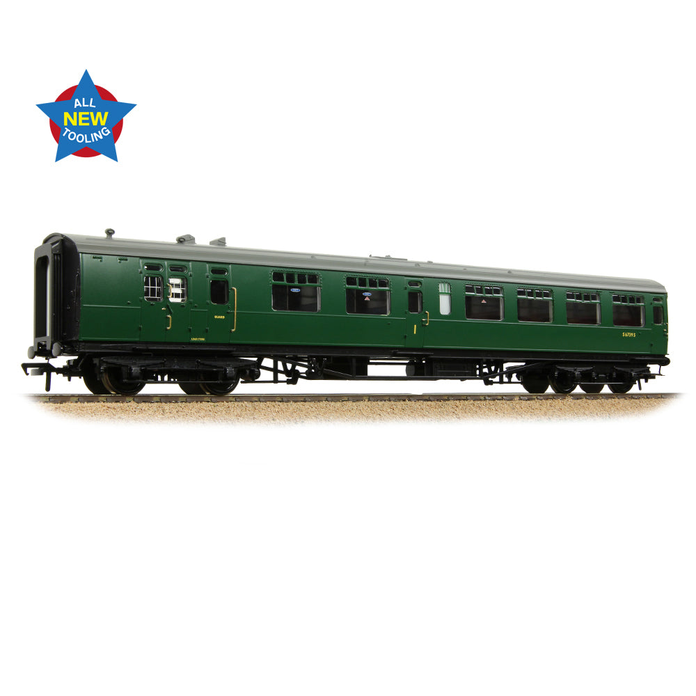 Bachmann 34-761A SR Bulleid Brake Composite Corridor 10" Vents BR (SR) Green OO Gauge *PRE ORDER £67.46*