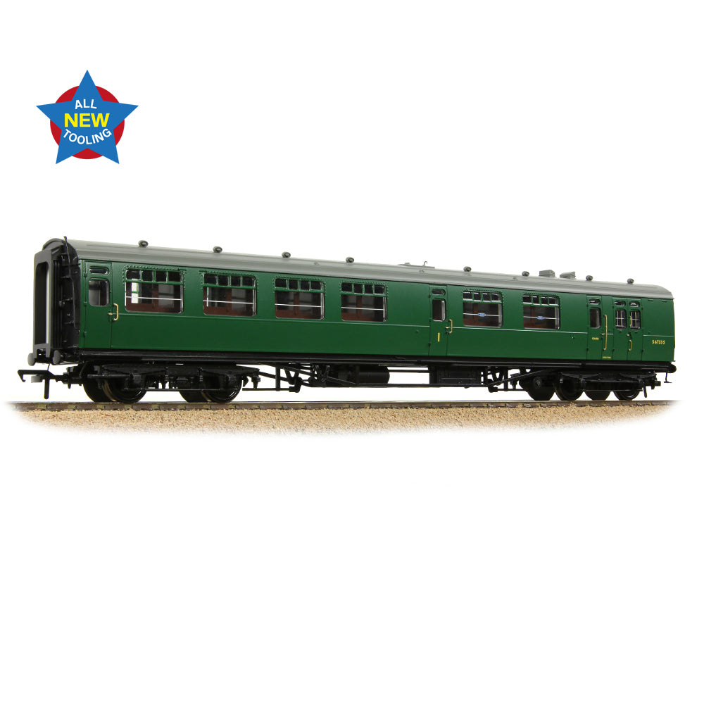 Bachmann 34-761 SR Bulleid Brake Composite Corridor 10" Vents BR (SR) Green OO Gauge *PRE ORDER £67.46*