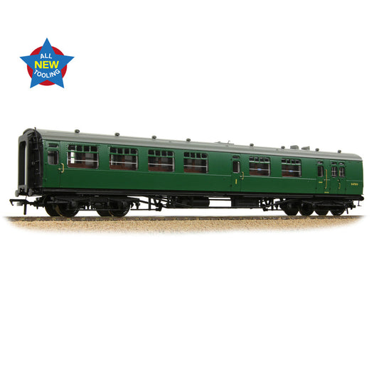 Bachmann 34-761 SR Bulleid Brake Composite Corridor 10" Vents BR (SR) Green OO Gauge *PRE ORDER £67.46*