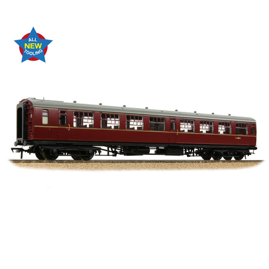 Bachmann 34-827A SR Bulleid Second Open 15" Vents BR Maroon OO Gauge *PRE ORDER £67.46*