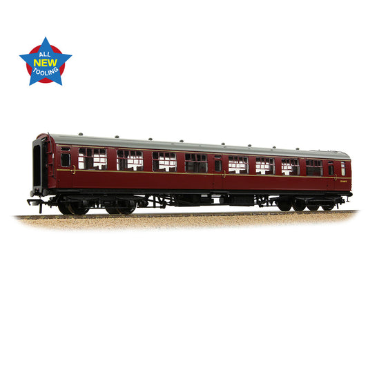 Bachmann 34-827 SR Bulleid Second Open 15" Vents BR Maroon OO Gauge *PRE ORDER £67.46*