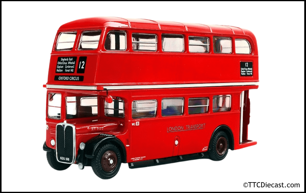 EFE 34112 AEC RT Class - London Transport Central Area - Route 12 Oxford Circus *LAST FEW*