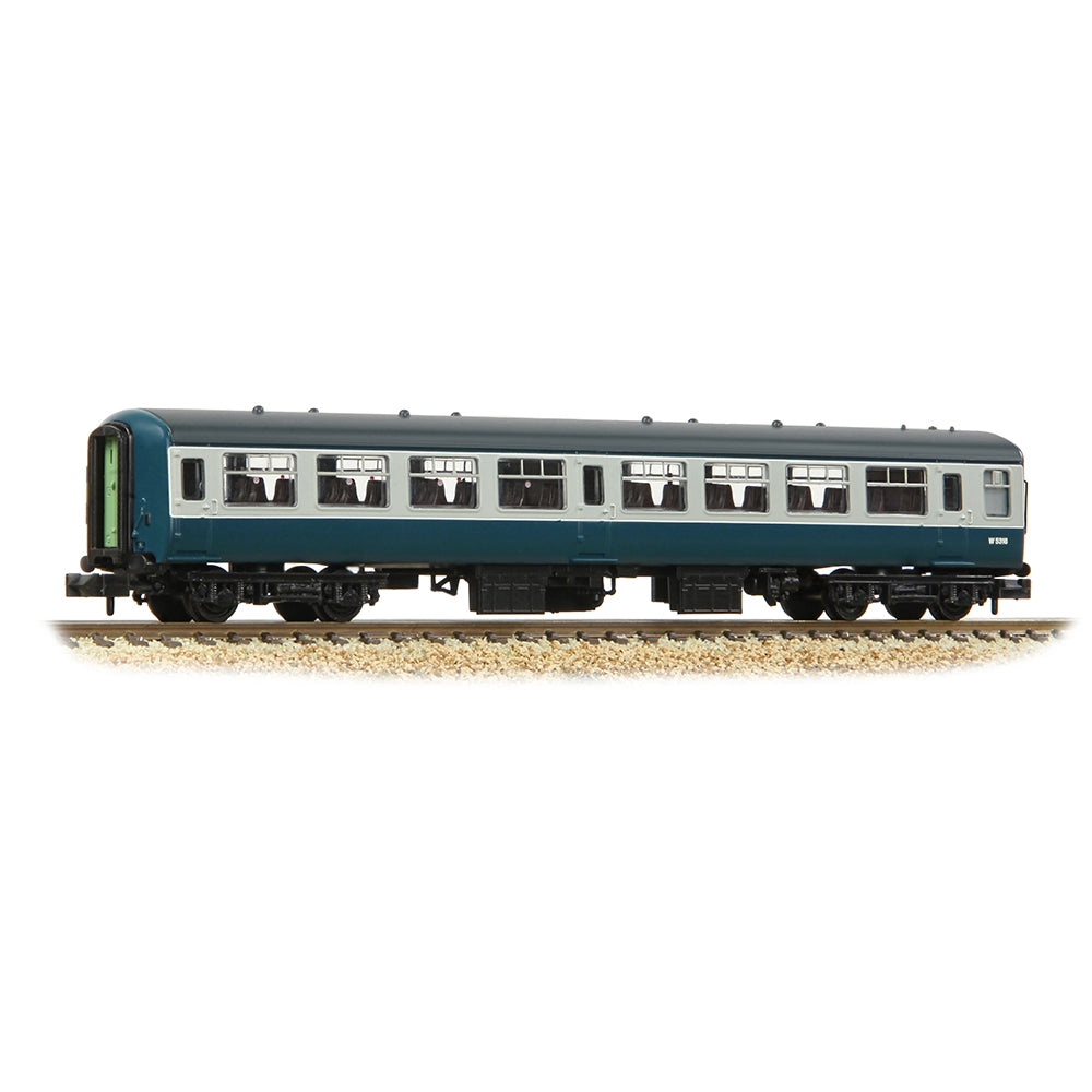 Farish 374-710B BR MK2A TSO Tourist Second Open BR Blue & Grey - N Gauge