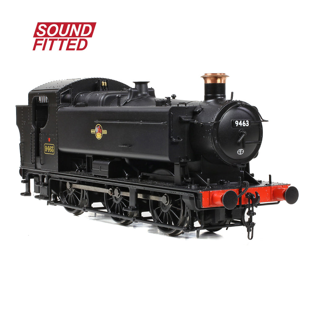 Bachmann 35-027ASF GWR 94XX Pannier Tank 9463 BR Black (Late Crest), OO Gauge *LAST FEW*