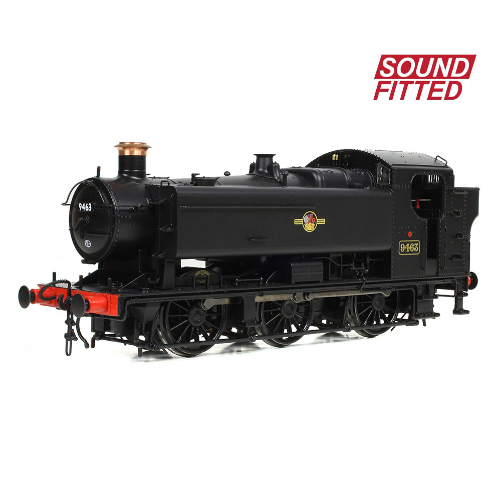 Bachmann 35-027ASF GWR 94XX Pannier Tank 9463 BR Black (Late Crest), OO Gauge *LAST FEW*