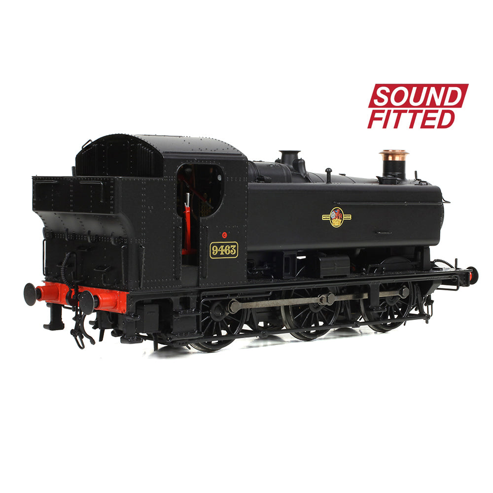 Bachmann 35-027ASF GWR 94XX Pannier Tank 9463 BR Black (Late Crest), OO Gauge *LAST FEW*