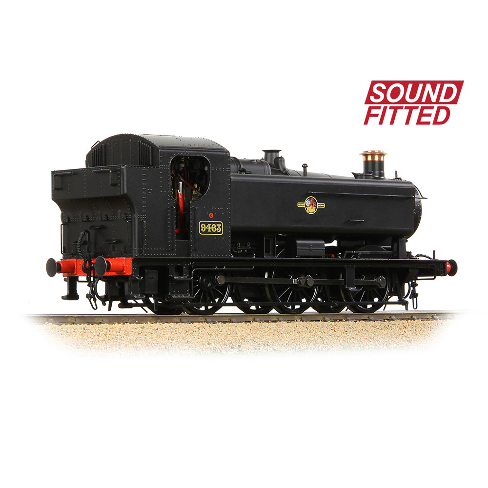 Bachmann 35-027ASF GWR 94XX Pannier Tank 9463 BR Black (Late Crest), OO Gauge *LAST FEW*