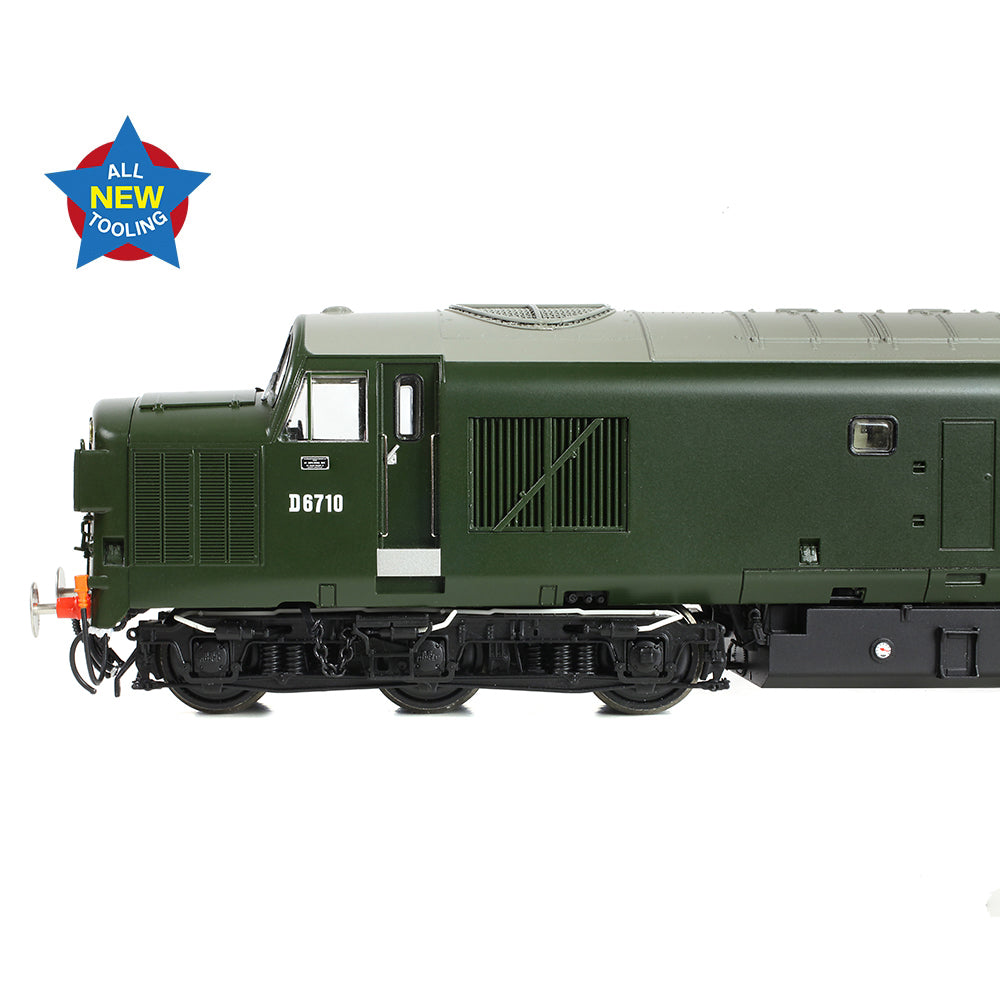 Bachmann 35-302 Class 37/0 Split Headcode D6710 BR Green (Late Crest) OO Gauge