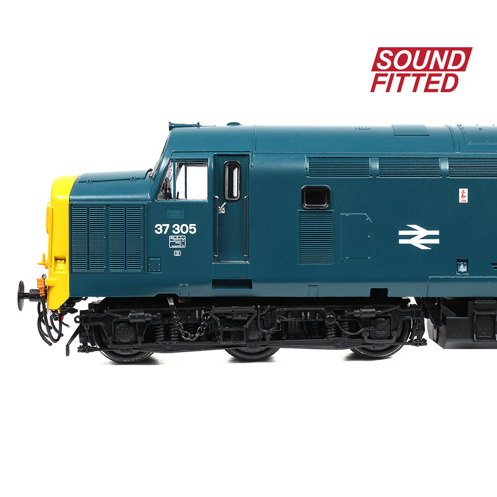 Bachmann 35-303SF Class 37/0 Centre Headcode 37305 BR Blue OO Gauge *LAST FEW*