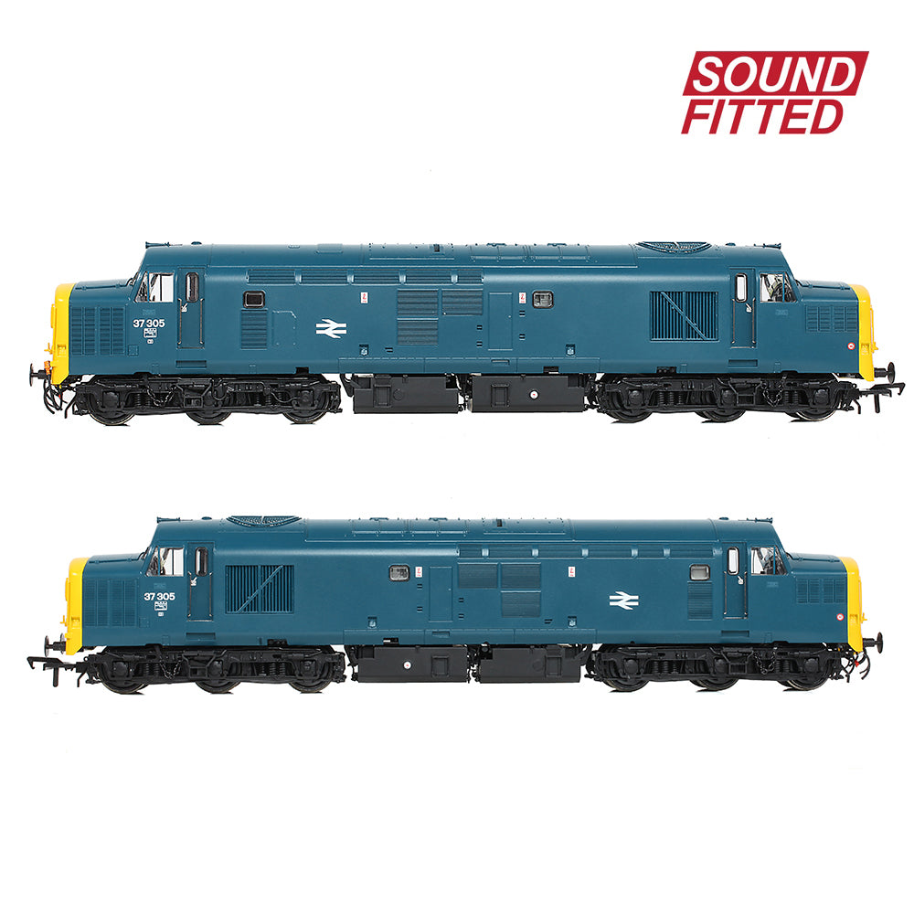 Bachmann 35-303SF Class 37/0 Centre Headcode 37305 BR Blue OO Gauge *LAST FEW*