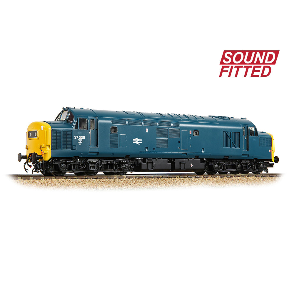 Bachmann 35-303SF Class 37/0 Centre Headcode 37305 BR Blue OO Gauge *LAST FEW*