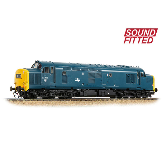 Bachmann 35-303SF Class 37/0 Centre Headcode 37305 BR Blue OO Gauge *LAST FEW*