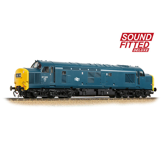 Bachmann 35-303SFX Class 37/0 Centre Headcode 37305 BR Blue OO Gauge
