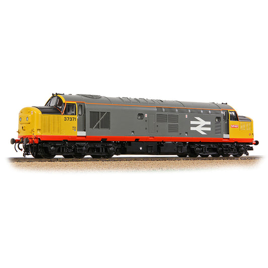 Bachmann 35-305 Class 37/0 Centre Headcode 37371 BR Railfeight (Red Stripe), OO Gauge