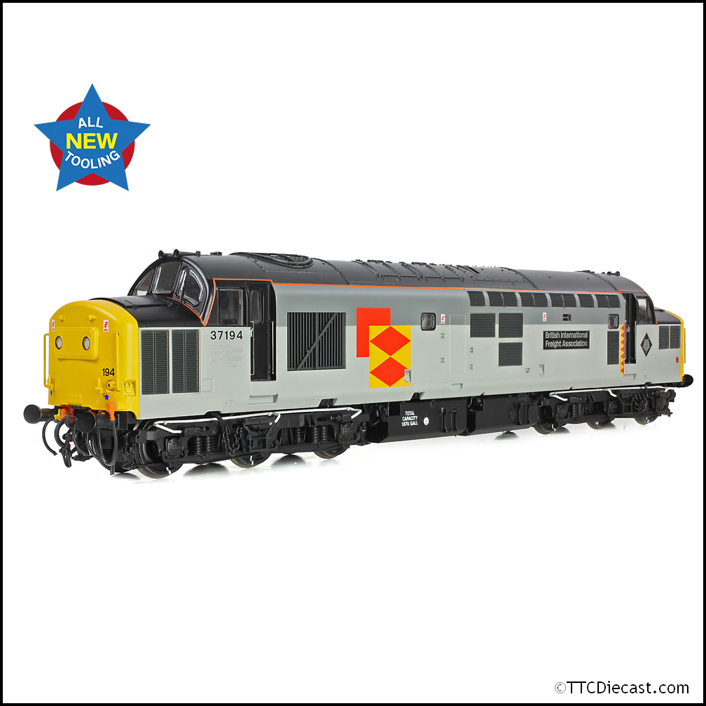 Bachmann 35-307 Class 37/0 37194 'British Int. Freight Assoc.' BR RF, OO Gauge