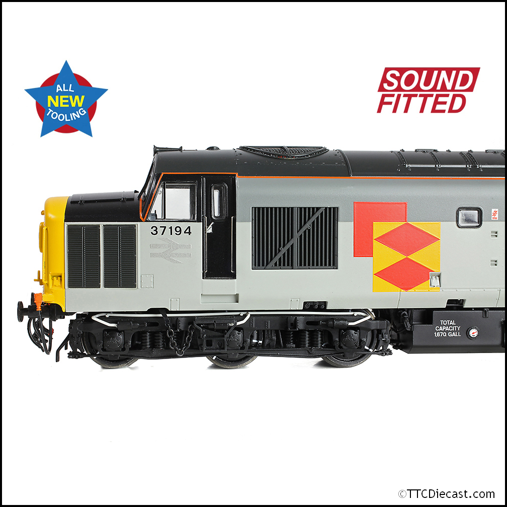 Bachmann 35-307SF Class 37/0 37194 'British Int. Freight Assoc.' BR RF, OO Gauge