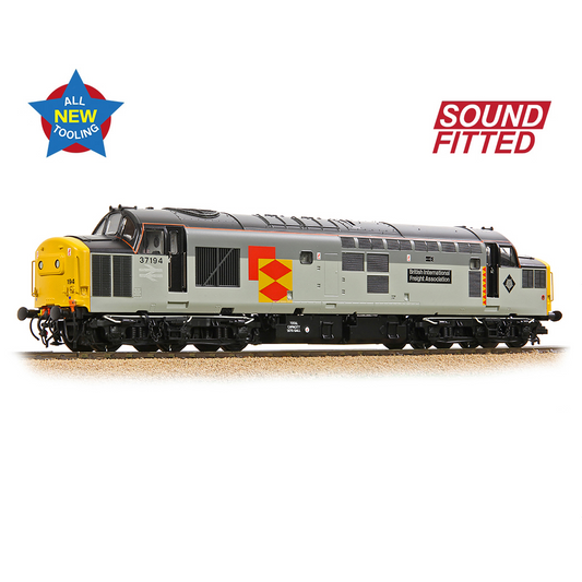 Bachmann 35-307SF Class 37/0 37194 'British Int. Freight Assoc.' BR RF, OO Gauge